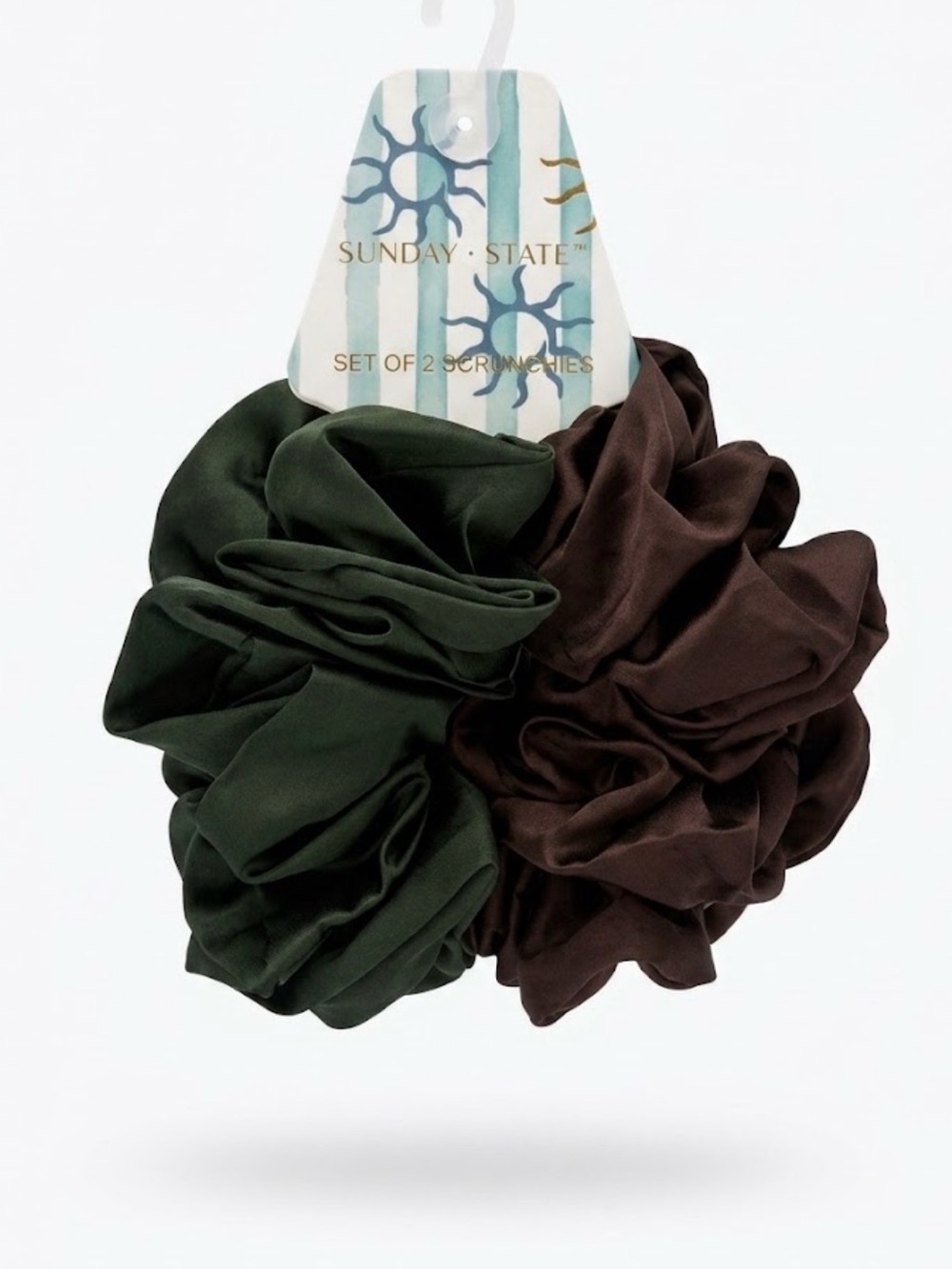 NWT ⚜️🤎⚜️ Sunday State Set of 2 Scrunchies Fall Tones